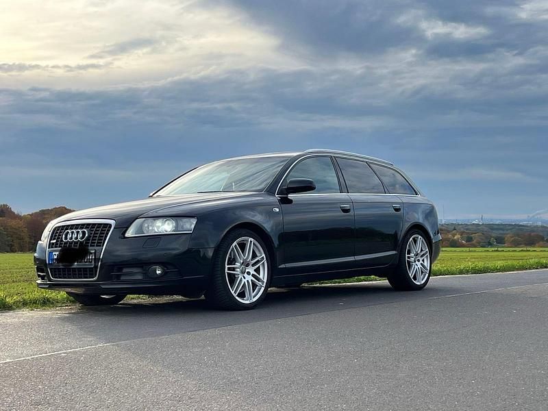 Schwarz Gebraucht 2008 Audi A6 S-Line Kombi | 7.900 € (Teuer) - Bild 1/4