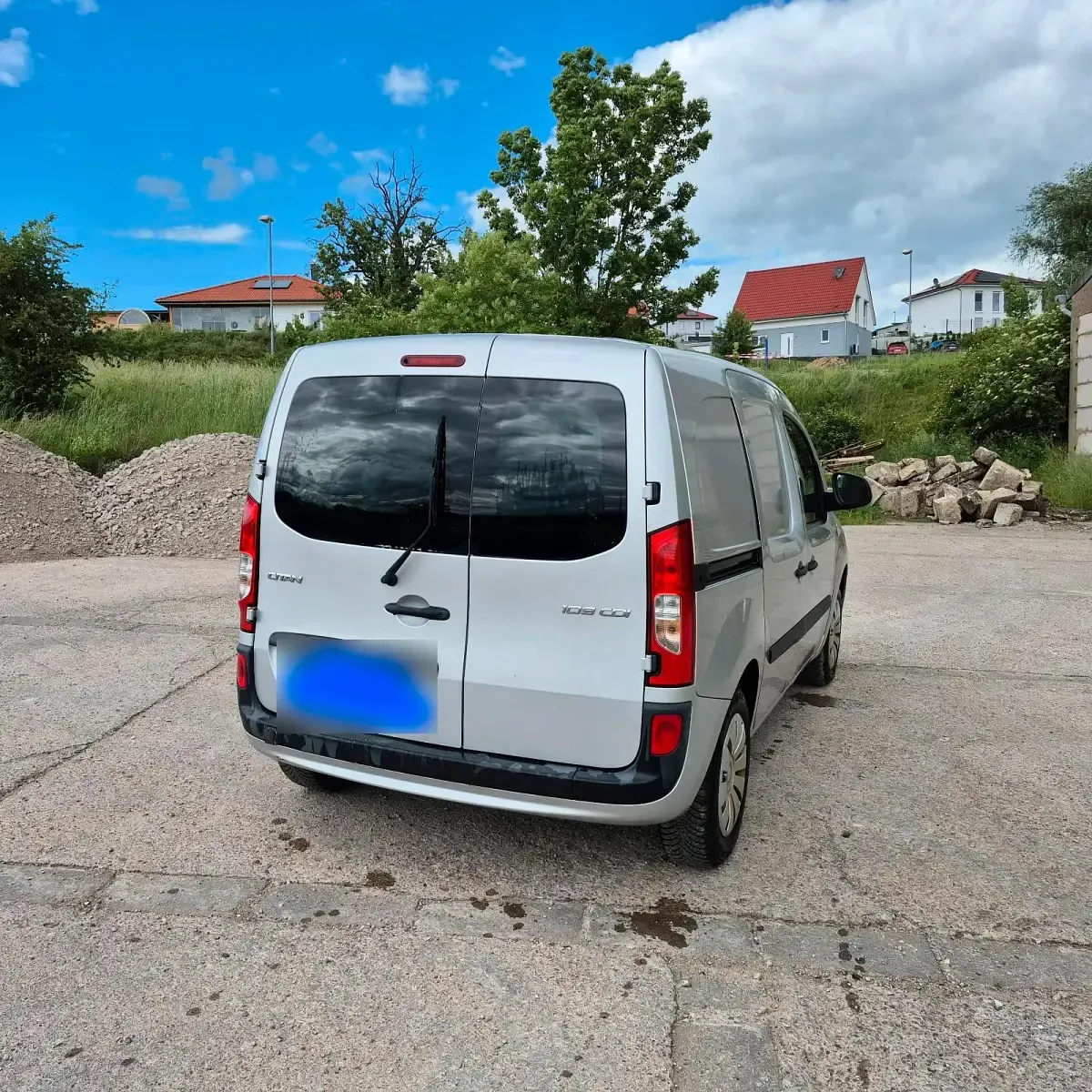 Gebraucht Mercedes Citan 109 90 PS (66 kW) 2014 Silber Van / Kleinbus