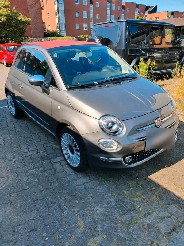 Grau Gebraucht 2018 Fiat 500C Lounge Cabrio | 10.900 € (Fairer Preis) - Bild 1/4