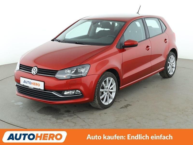 Gebraucht VW Polo Highline 110 PS (80 kW) 2016 Rot Kleinwagen