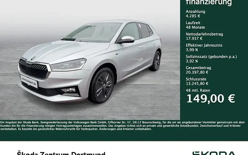 Gebraucht Skoda Fabia Tour 150 PS (110 kW) 2025 Kleinwagen
