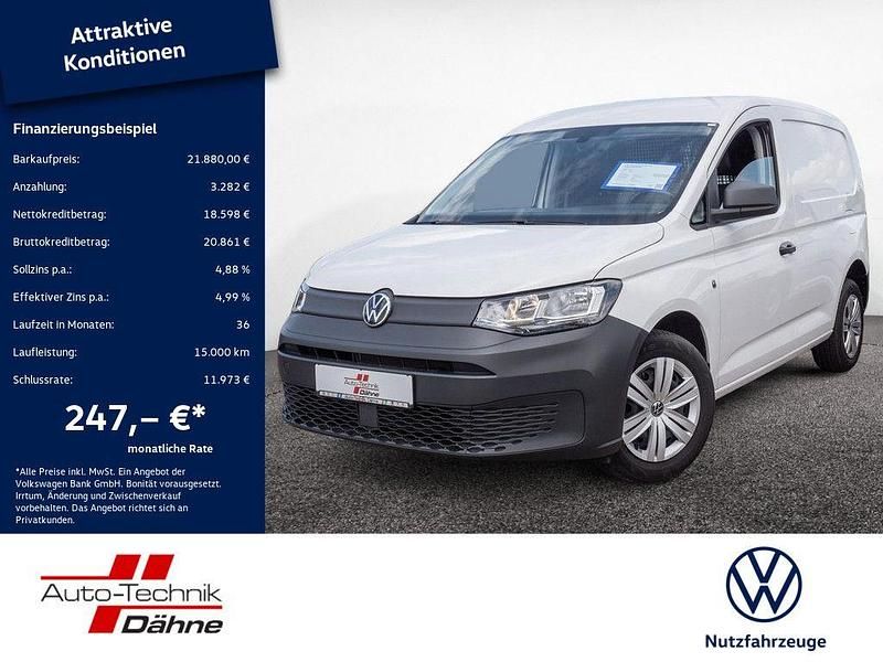 Gebraucht VW Caddy 122 PS (89 kW) 2022 Weiss / candy weiss Van / Kleinbus