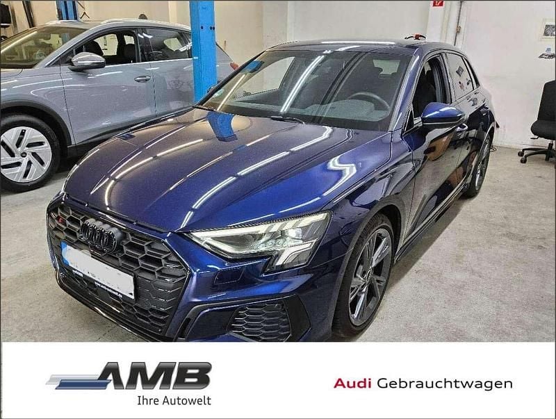 2d navarrablau metallic Gebraucht 2024 Audi S3 Ambiente Limousine | 38.680 € (Superpreis) - Bild 1/3
