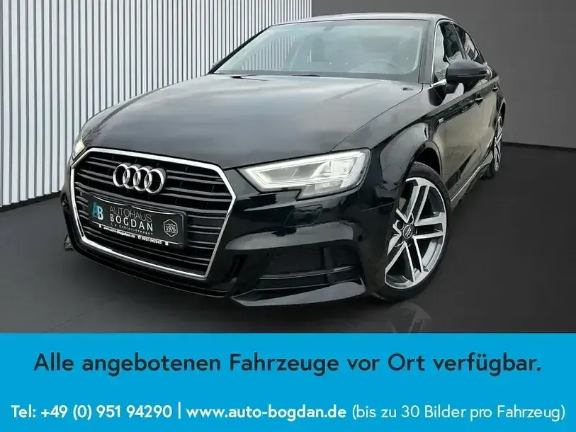 Second-hand Audi A3 S-Line 150 CP (110 kW) 2018 Negru Berlinǎ