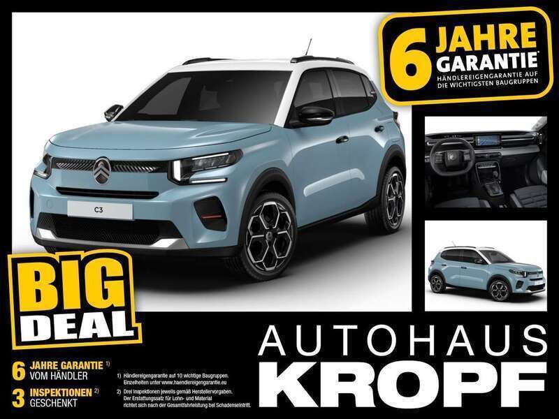 Montecarloblau Neu 2025 Citroën C3 Kleinwagen | 16.053 € (Superpreis) - Bild 1/4