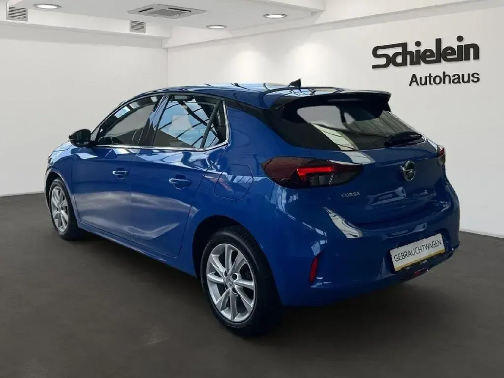 Gebraucht Opel Corsa Elegance 101 PS (74 kW) 2023 Perl blau/voltaik blau Kleinwagen
