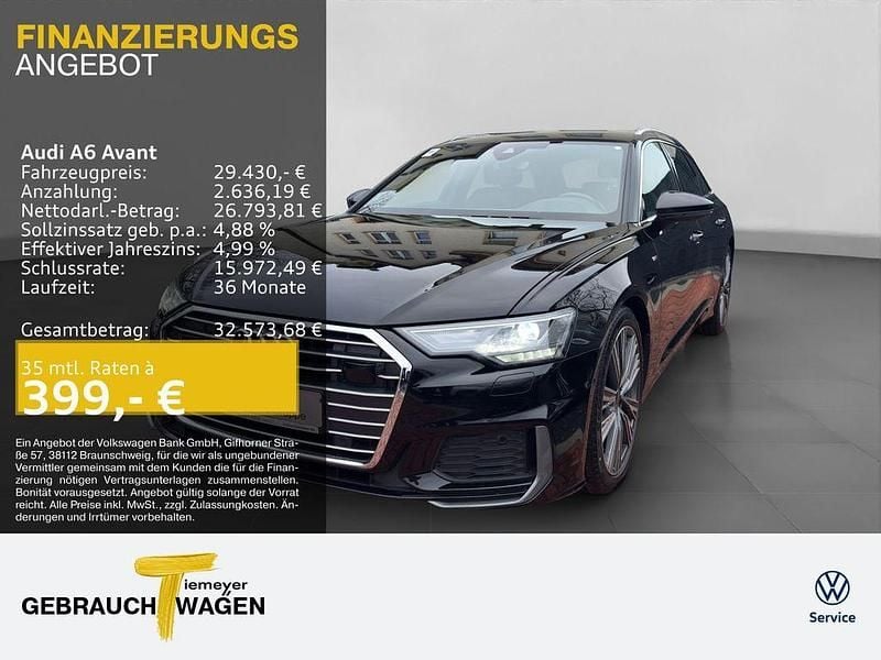 Gebraucht Audi A6 S-Line 204 PS (150 kW) 2022 Schwarz Kombi
