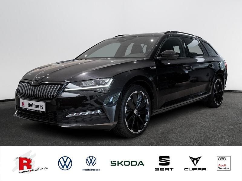 Schwarz Gebraucht 2021 Skoda Superb SportLine Limousine | 25.989 € (Fairer Preis) - Bild 1/4