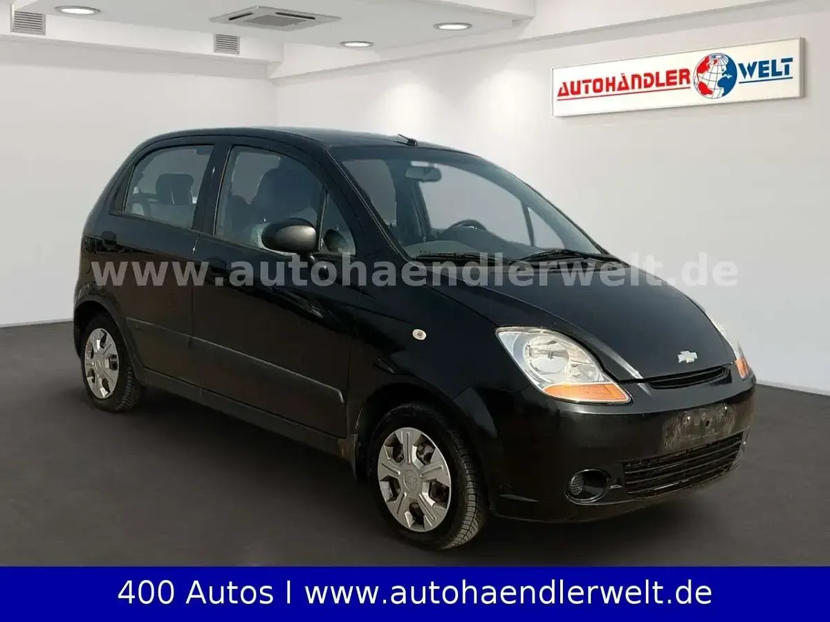 Gebraucht Chevrolet Matiz 52 PS (38 kW) 2009 Karbonschw graphitschw midnigh Kleinwagen