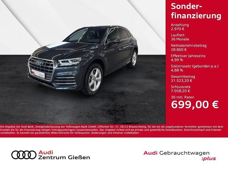 Manhattangrau metallic Gebraucht 2018 Audi Q5 Sport SUV | 31.830 € (Etwas zu teuer) - Bild 1/4