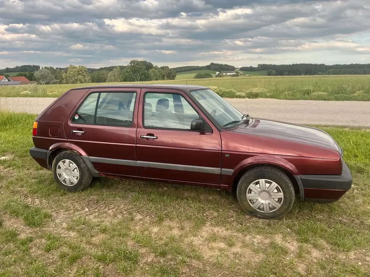 Gebraucht VW Golf II 55 PS (40 kW) 1991 Rot Kleinwagen