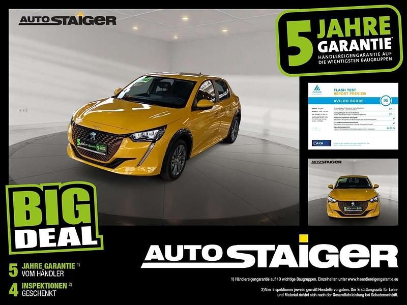 Lack gelb faro/typ aussenverkl Gebraucht 2021 Peugeot e-208 Active Kleinwagen | 13.999 € (Guter Preis) - Bild 1/4