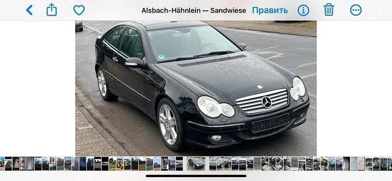 Gebraucht Mercedes C200 122 PS (89 kW) 2006 Schwarz Coupé