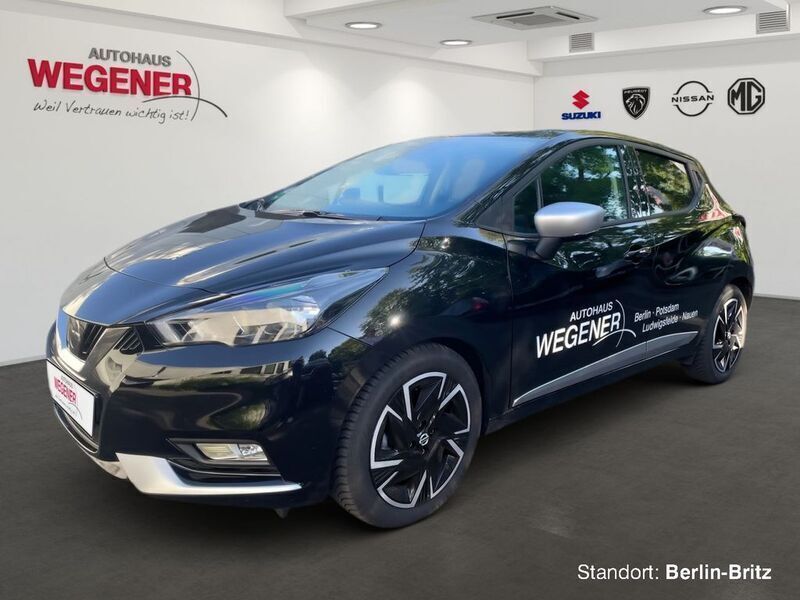 Black noir etoile Gebraucht 2021 Nissan Micra Kleinwagen | 16.190 € (Fairer Preis) - Bild 1/4