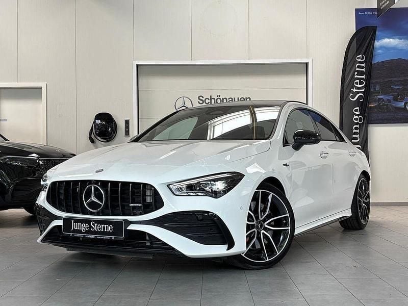 Unilack polarweiß Gebraucht 2024 Mercedes CLA35 AMG AMG Coupé | 49.980 € (Fairer Preis) - Bild 1/4