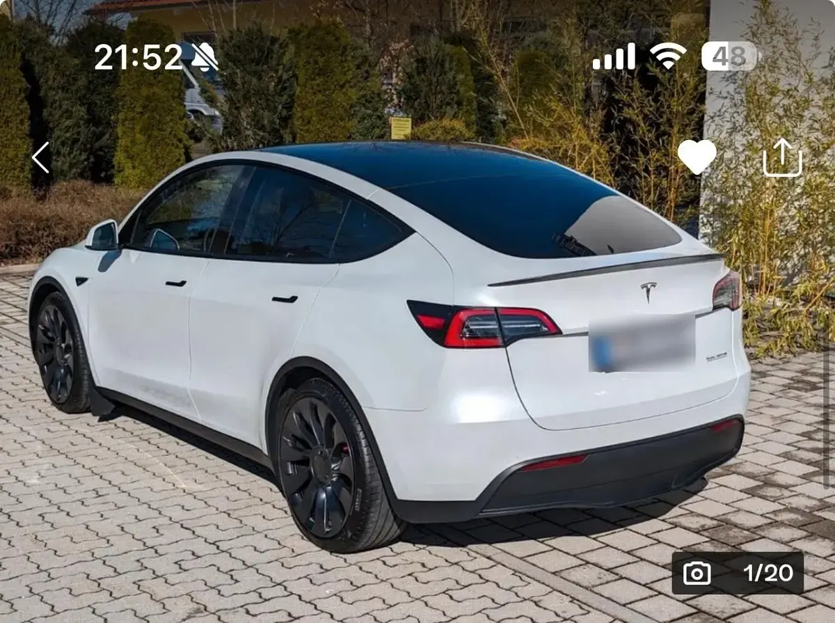 Gebraucht Tesla Model Y Performance 392 kW (534 PS) 2022 Weiß SUV