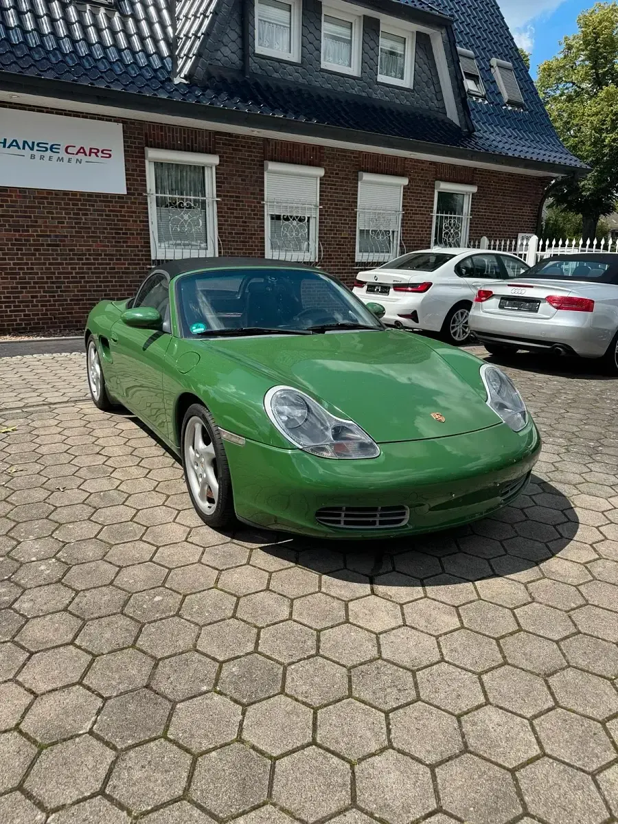 Gebraucht Porsche Boxster 220 PS (161 kW) 2001 Grün Cabrio