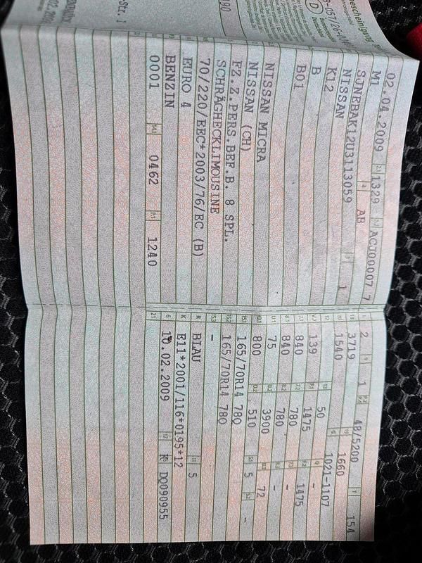 Gebraucht Nissan Micra 68 PS (50 kW) 2009 Kleinwagen