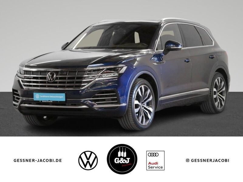 Blau Gebraucht 2021 VW Touareg Elegance SUV | 47.990 € (Etwas zu teuer) - Bild 1/4