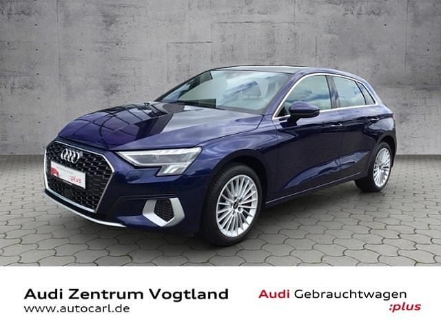 Navarrablau metallic Gebraucht 2023 Audi A3 Advanced Plus | 27.580 € (Fairer Preis) - Bild 1/4