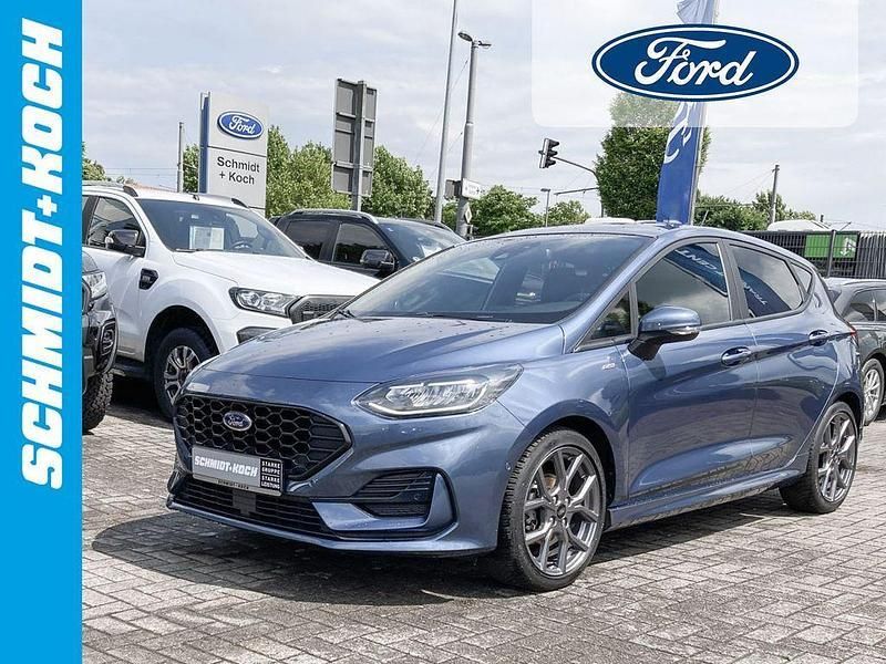 Blau Gebraucht 2022 Ford Fiesta ST-Line Kleinwagen | 15.950 € (Guter Preis) - Bild 1/4