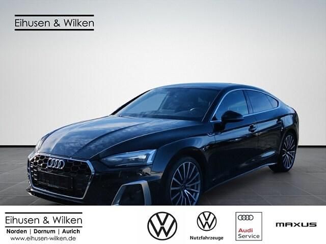 Schwarz Gebraucht 2022 Audi A5 Sportback S-Line Kleinwagen | 42.870 € (Teuer) - Bild 1/4