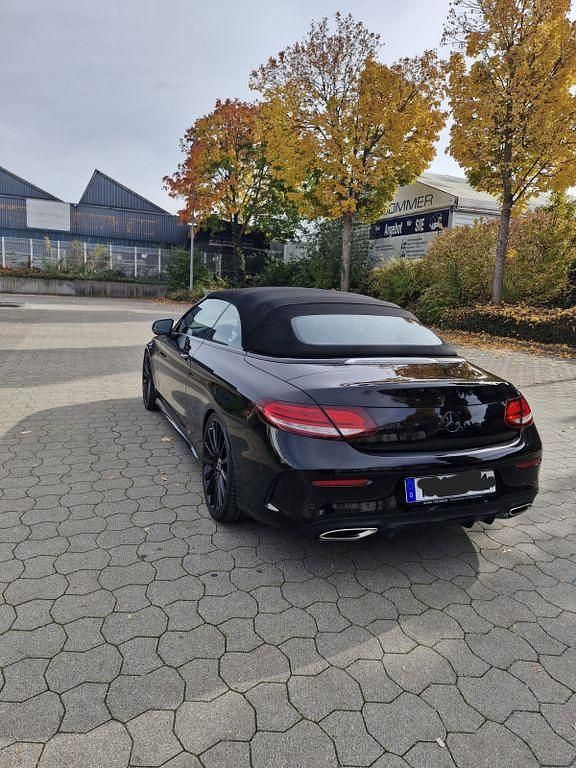 Schwarz Gebraucht 2018 Mercedes C200 Cabrio | 22.990 € (Guter Preis) - Bild 1/4