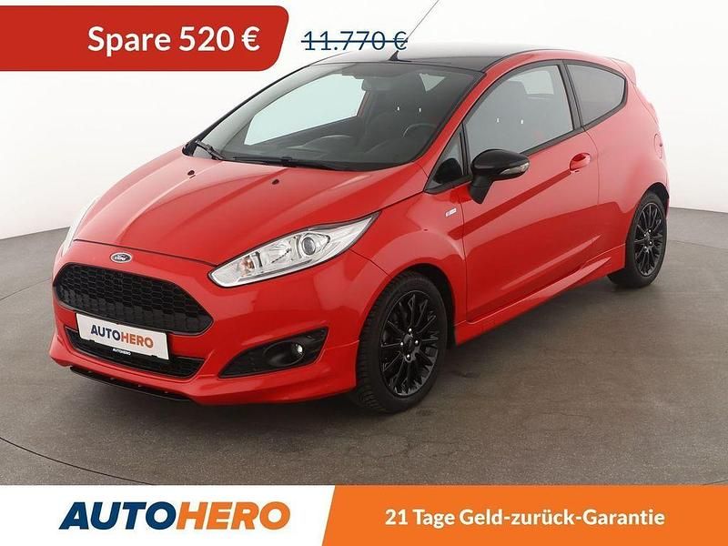 Rot Gebraucht 2017 Ford Fiesta ST-Line Kleinwagen | 11.040 € (Fairer Preis) - Bild 1/3