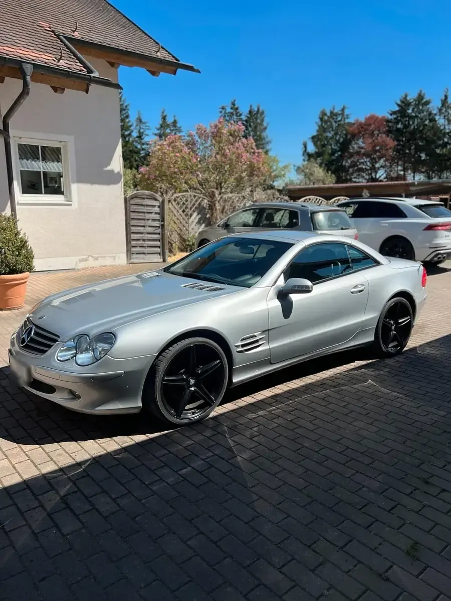 Gebraucht Mercedes SL500 306 PS (225 kW) 2001 Silber Cabrio