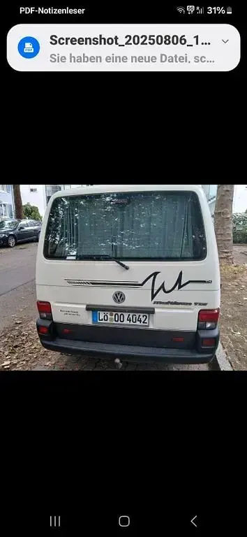 Gebraucht VW Multivan 101 PS (74 kW) 1998 Weiß Van / Kleinbus
