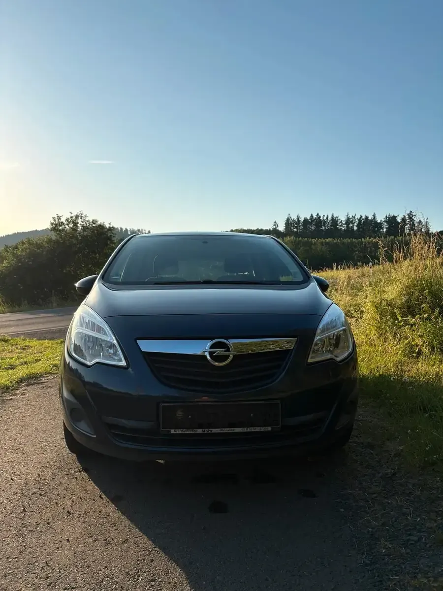 Gebraucht Opel Meriva Edition 101 PS (74 kW) 2012 Blau Van / Kleinbus
