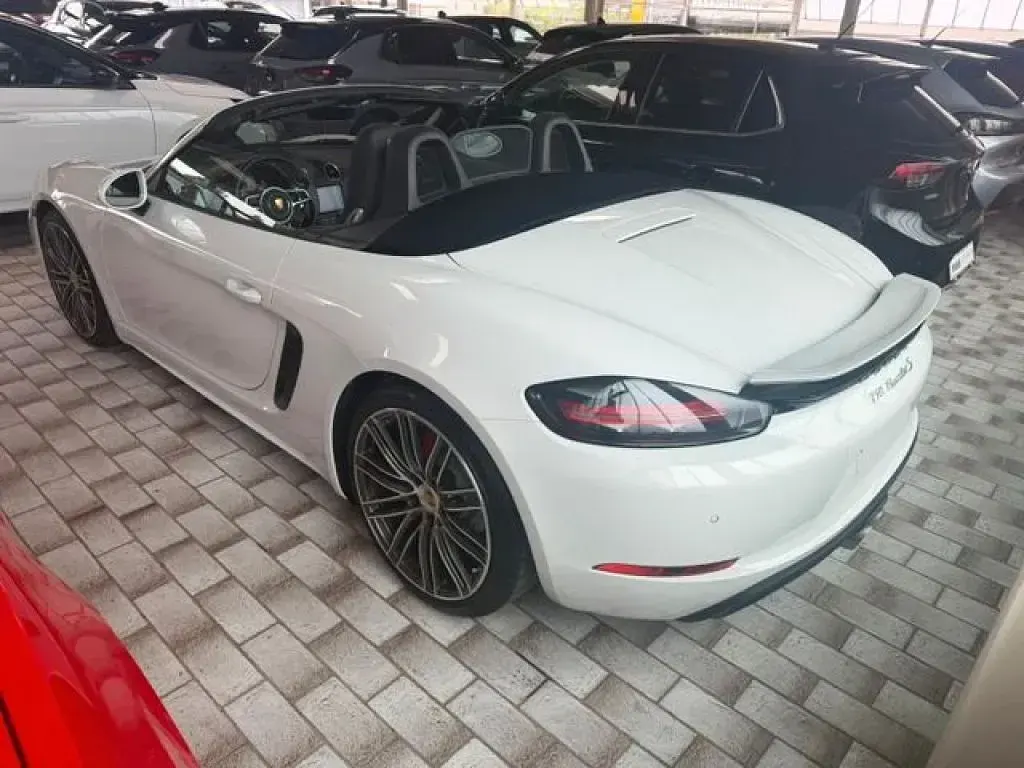 Brugt Porsche Boxster 349 HK (256 kW) 2022 Hvid Cabriolet