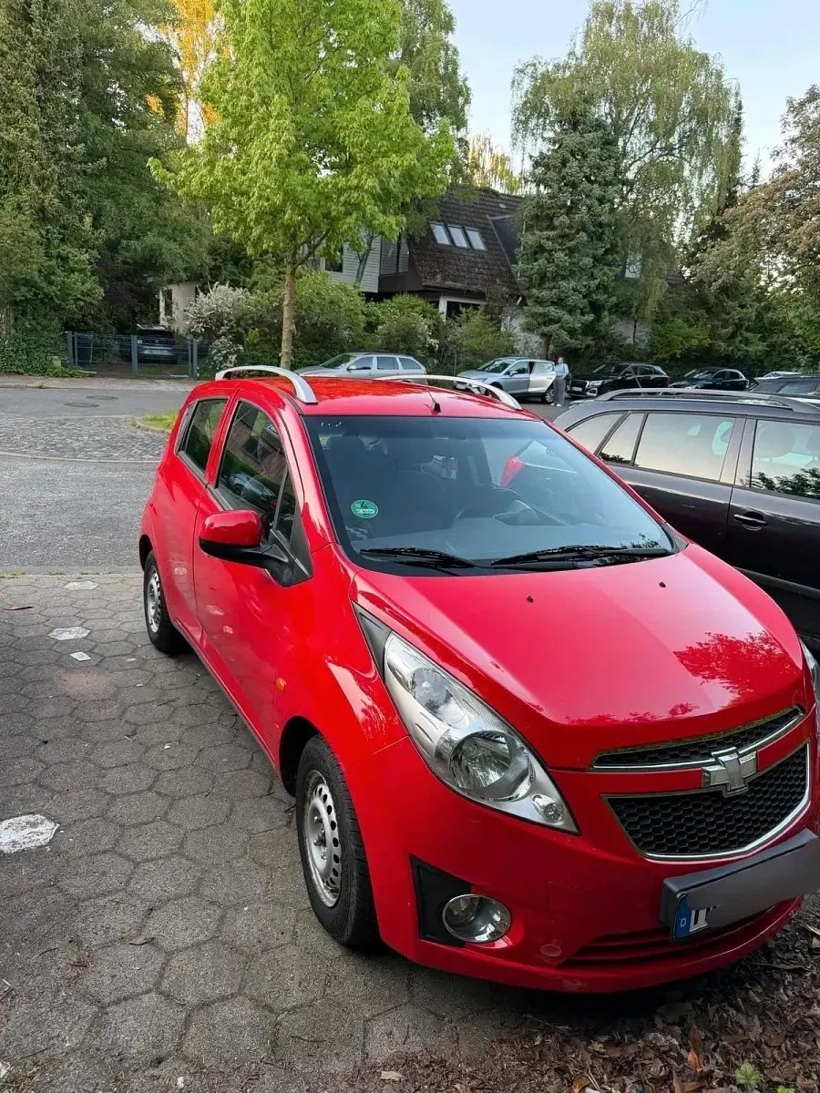 Gebraucht Chevrolet Spark 2010 Rot Kleinwagen