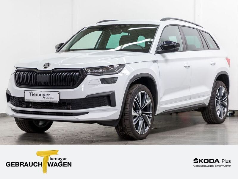 Weiß Gebraucht 2023 Skoda Kodiaq SportLine SUV | 39.950 € (Fairer Preis) - Bild 1/4