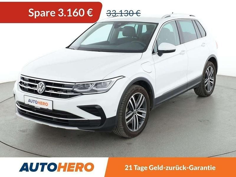 Pure white Gebraucht 2022 VW Tiguan Elegance SUV | 29.970 € (Guter Preis) - Bild 1/3