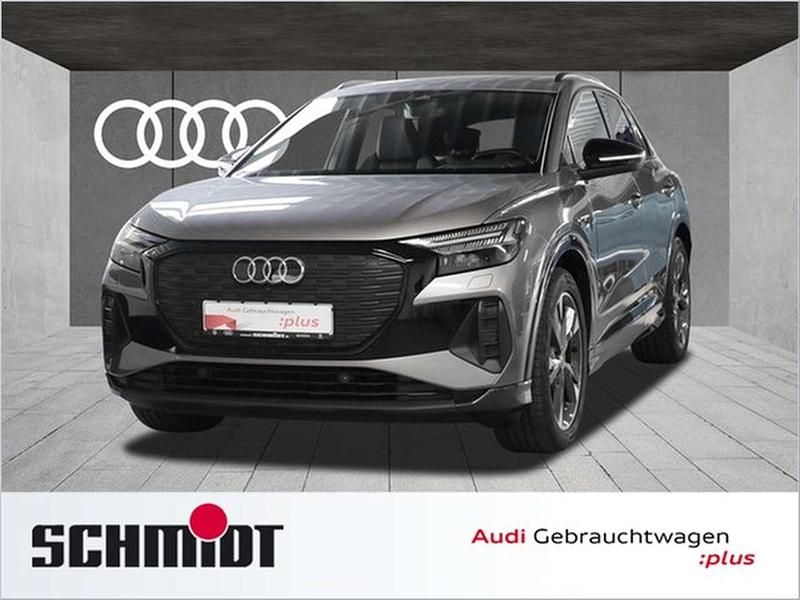 Taifungrau metallic Gebraucht 2022 Audi Q4 e-tron Advanced SUV | 35.440 € (Fairer Preis) - Bild 1/2