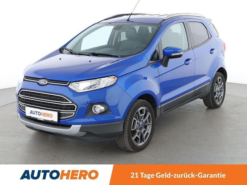 Blau Gebraucht 2017 Ford Ecosport Titanium SUV | 12.380 € (Fairer Preis) - Bild 1/3