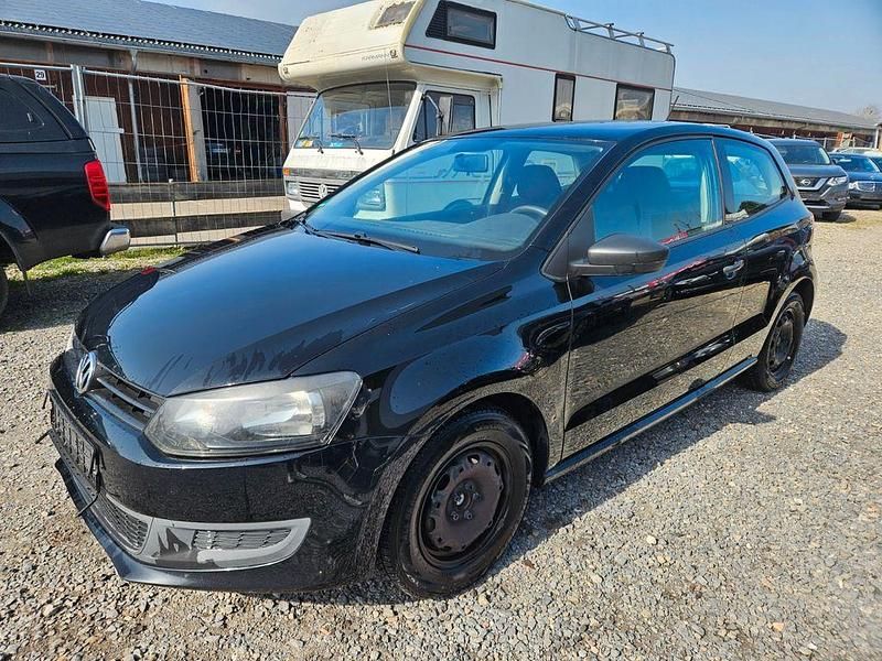 Gebraucht VW Polo Trendline 60 PS (44 kW) 2010 Schwarz Kleinwagen
