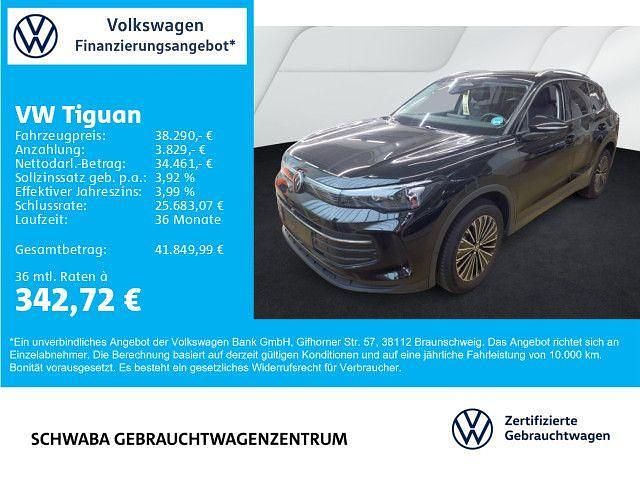 Grenadillschwarz metallic Gebraucht 2025 VW Tiguan Goal SUV | 38.290 € (Superpreis) - Bild 1/4