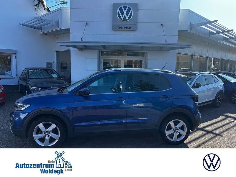 Gebraucht VW T-Cross Style 110 PS (80 kW) 2022 Reef blue metallic (metallic) SUV