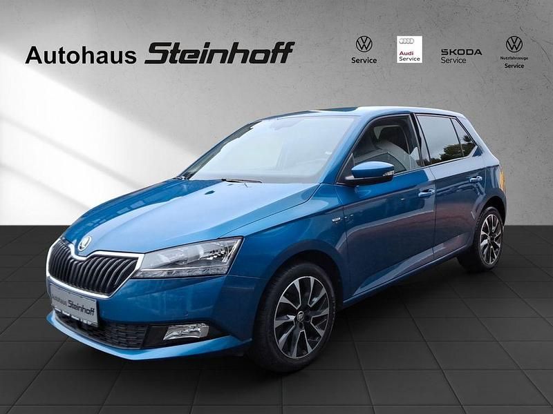 Blau Gebraucht 2020 Skoda Fabia Drive Limousine | 13.390 € (Fairer Preis) - Bild 1/4