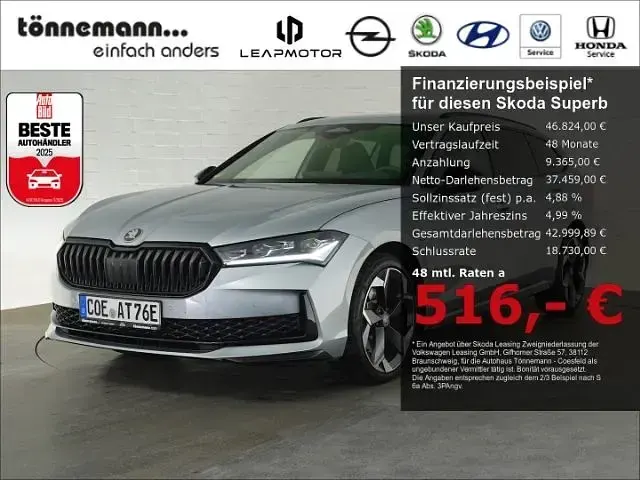 Gebraucht Skoda Superb SportLine 204 PS (150 kW) 2026 Kombi