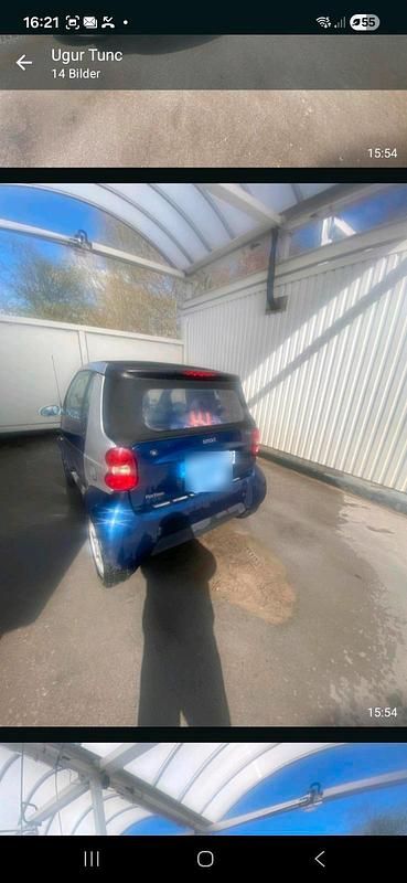 Gebraucht Smart ForTwo Cabrio 61 PS (44 kW) 2005 Blau Cabrio