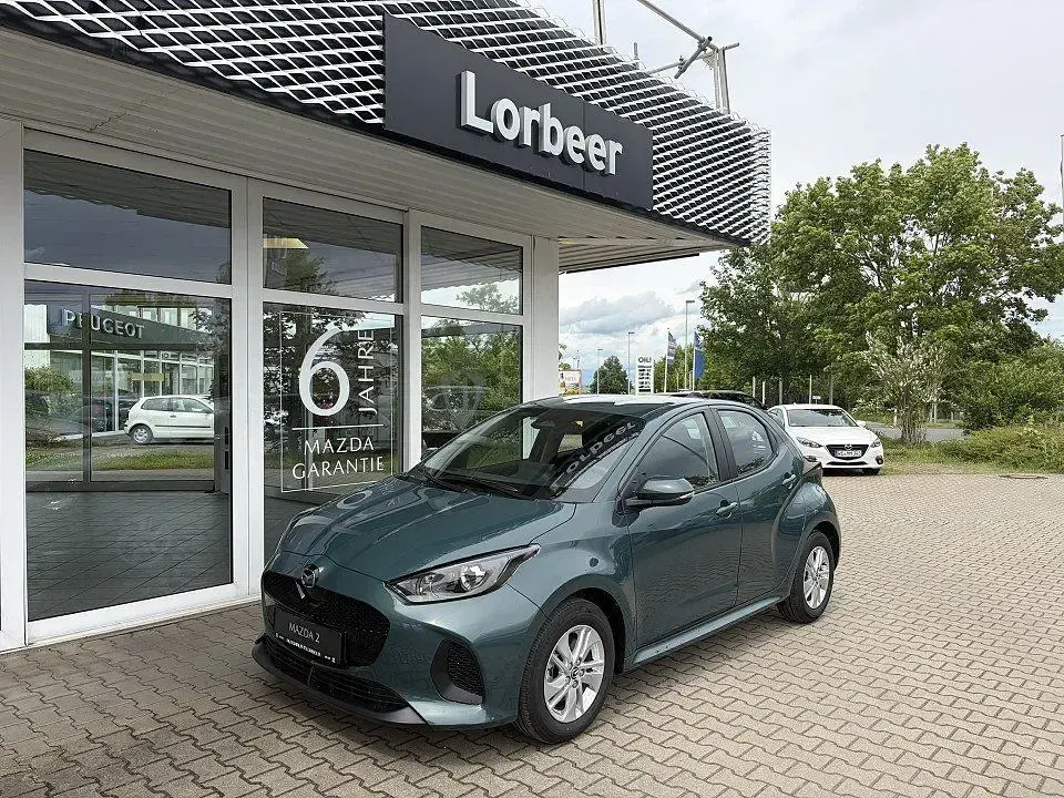 Neu Mazda 2 Prime-Line 116 PS (85 kW) 2026 Grün Kleinwagen