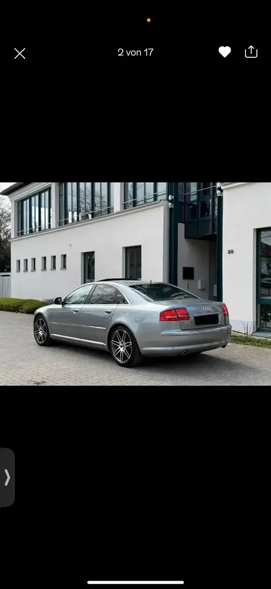 Gebraucht Audi A8 244 PS (179 kW) 2009 Silber Limousine