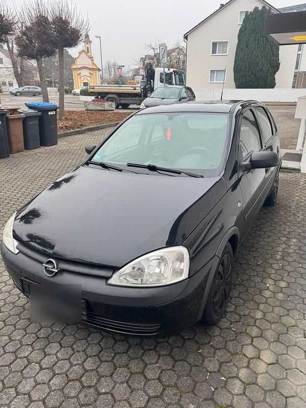 Schwarz Gebraucht 2002 Opel Corsa Kleinwagen | 250 € (Guter Preis) - Bild 1/4
