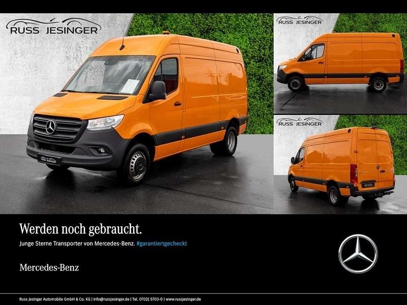 Orange Gebraucht 2020 Mercedes Sprinter Van | 34.391 € (Teuer) - Bild 1/4