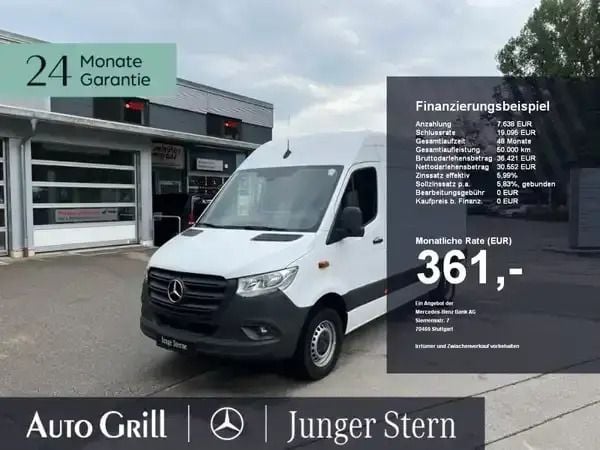 Arktikweiss Gebraucht 2023 Mercedes Sprinter Van | 38.021 € (Guter Preis) - Bild 1/4