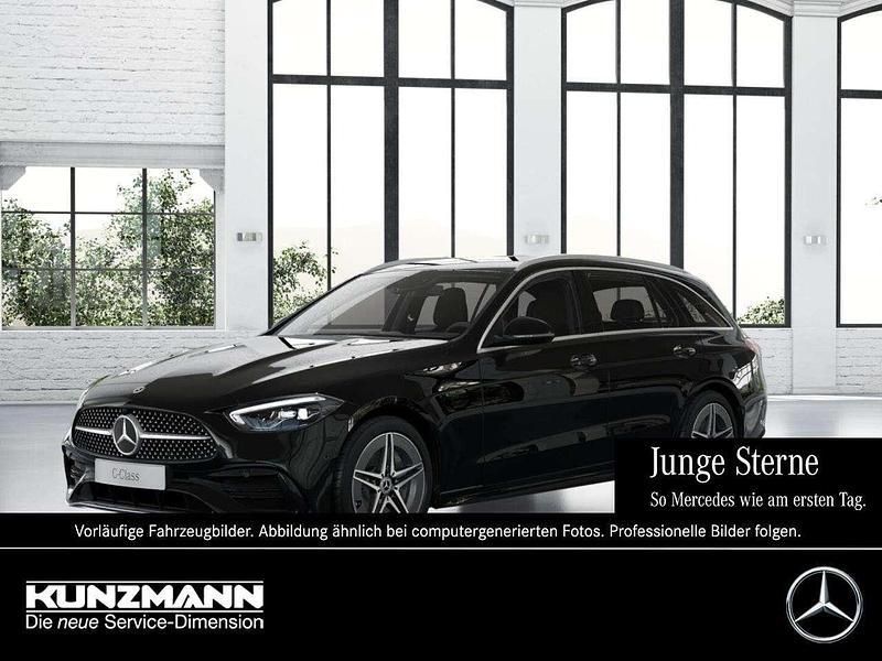Schwarz Gebraucht 2024 Mercedes C220 AMG Kombi | 39.340 € (Superpreis) - Bild 1/4