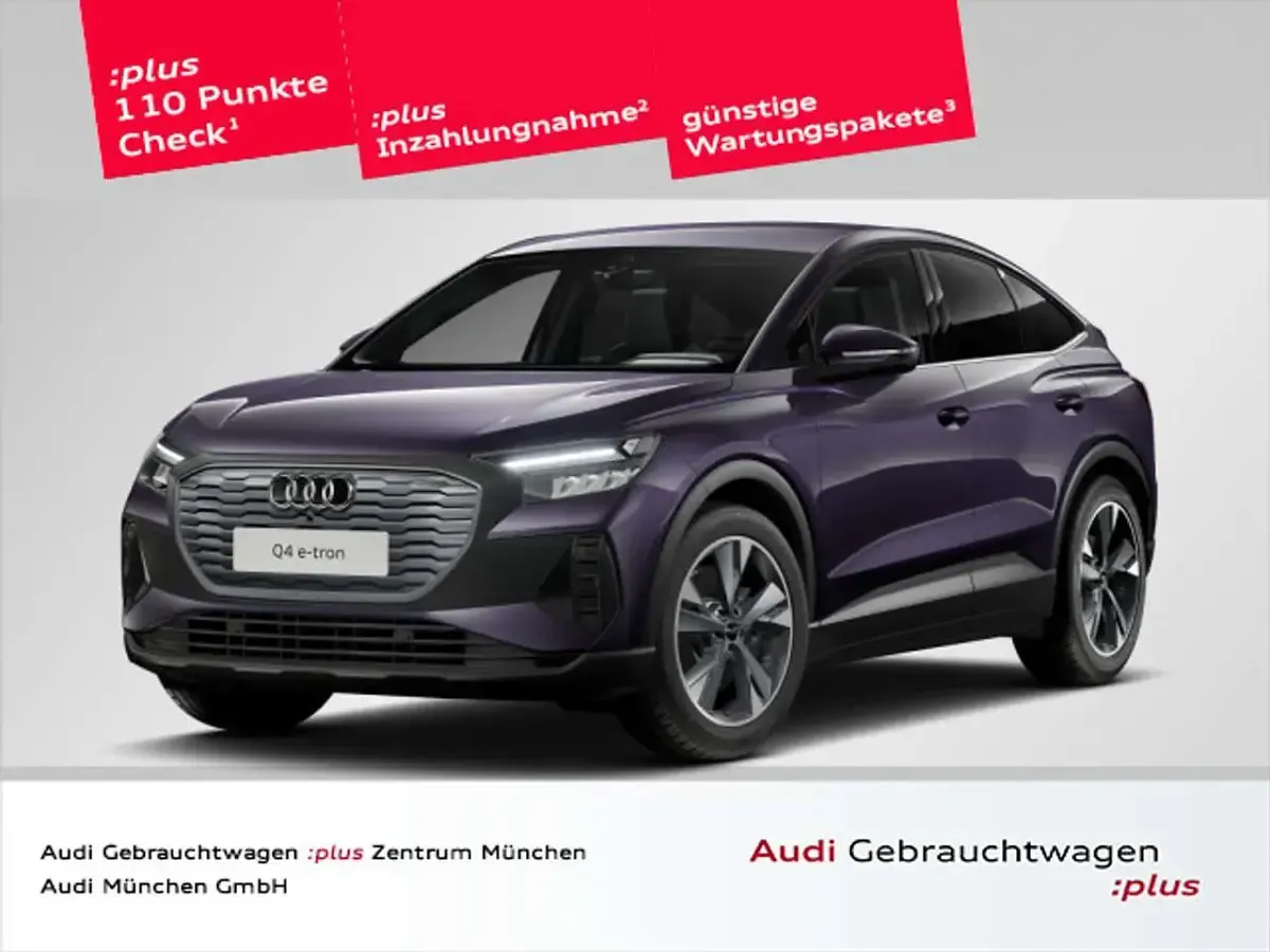 Gebraucht Audi Q4 e-tron 210 kW (286 PS) 2025 Auroraviolett metallic SUV